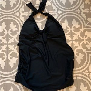 Old navy maternity tankini swim top black - medium